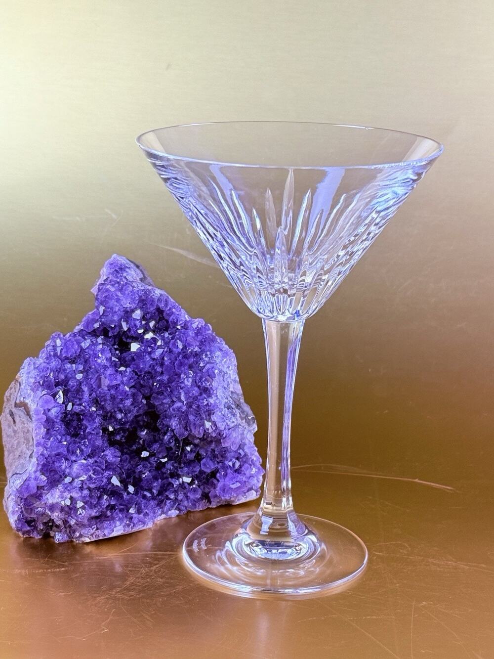 RARE Marquis by Waterford Barcelona Martini Glass 6 1/4” Replacement READ!!